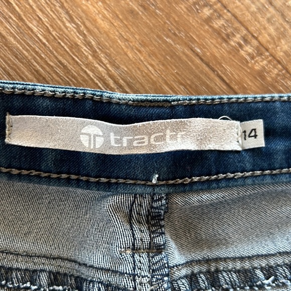 Girls Tractr Soft Denim Skinny Jean Size 14 - Picture 5 of 9